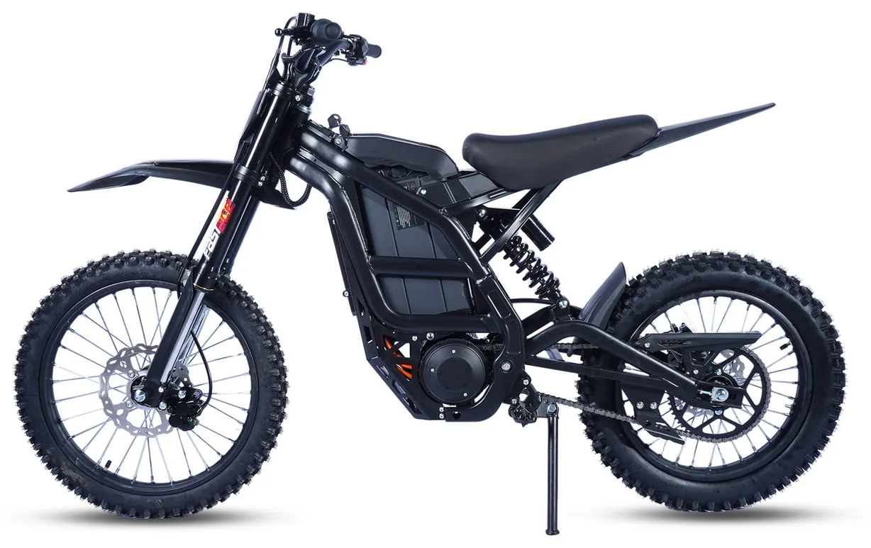 W5 high-power adult electric motocross bike, side elevation